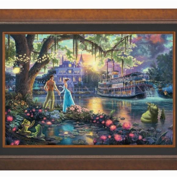 "The Princess And The Frog" By Thomas Kincade - Picture 7 of 7